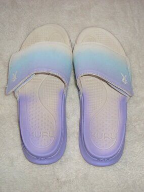 KURU Moment Colorful Arch Support Premium Recovery Hook Loop Slide Sandals